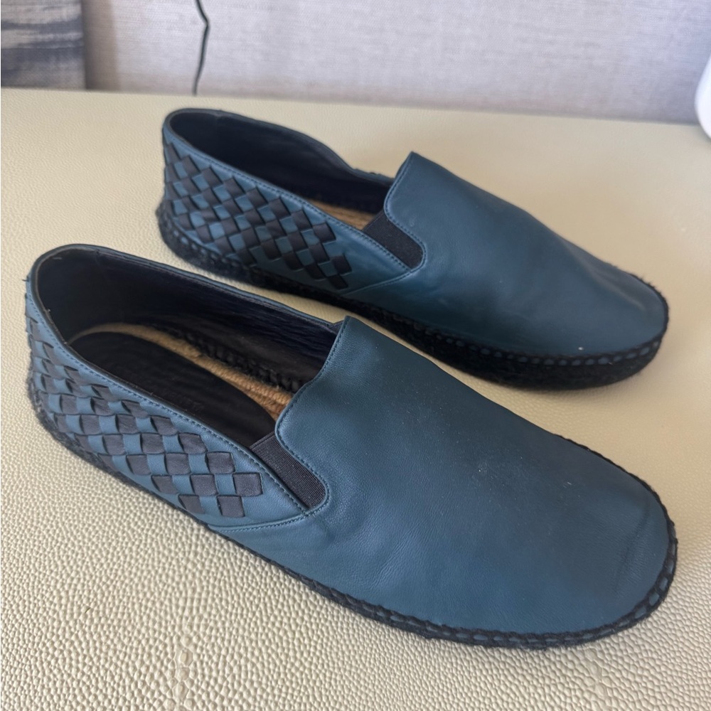 Bottega Veneta Blue Loafers Slip-On Casual